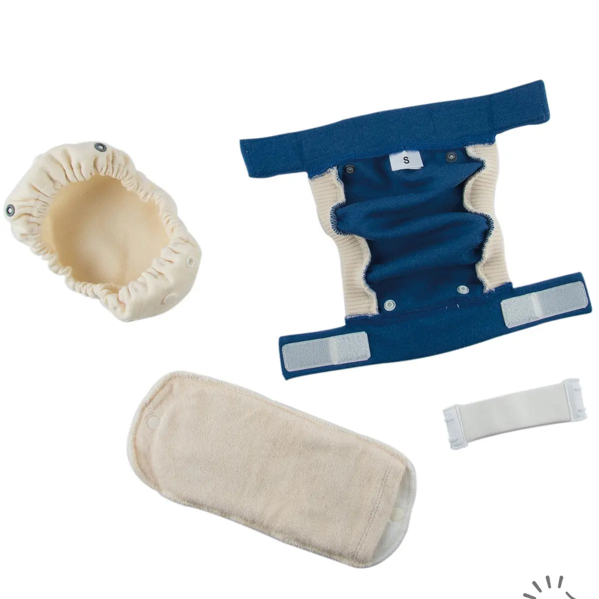 Couche lavable TE3 EasyFree en laine bio Popolini - Lilinappy