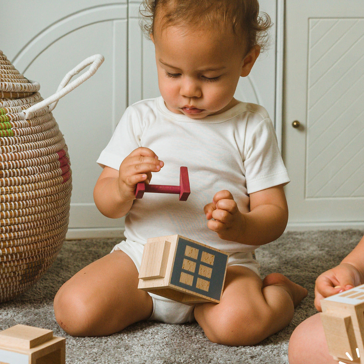 Body à MC en laine & soie Popolini – Océan - Lilinappy