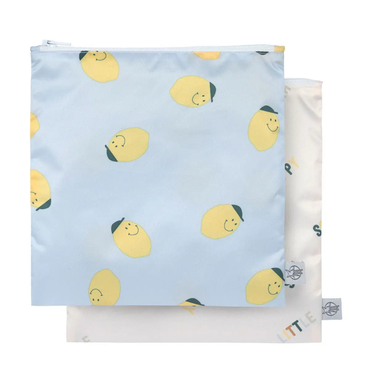 2 pochettes à snack Lässig - Happy Fruits Citron