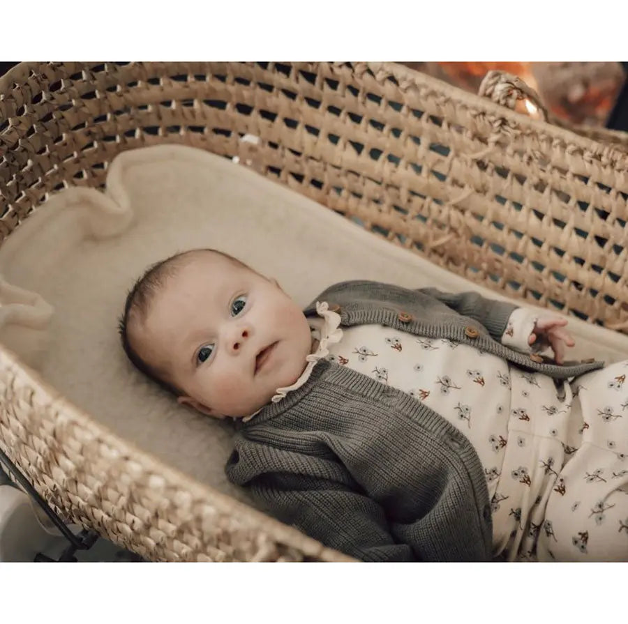 Surmatelas en laine pour couffin Alwero