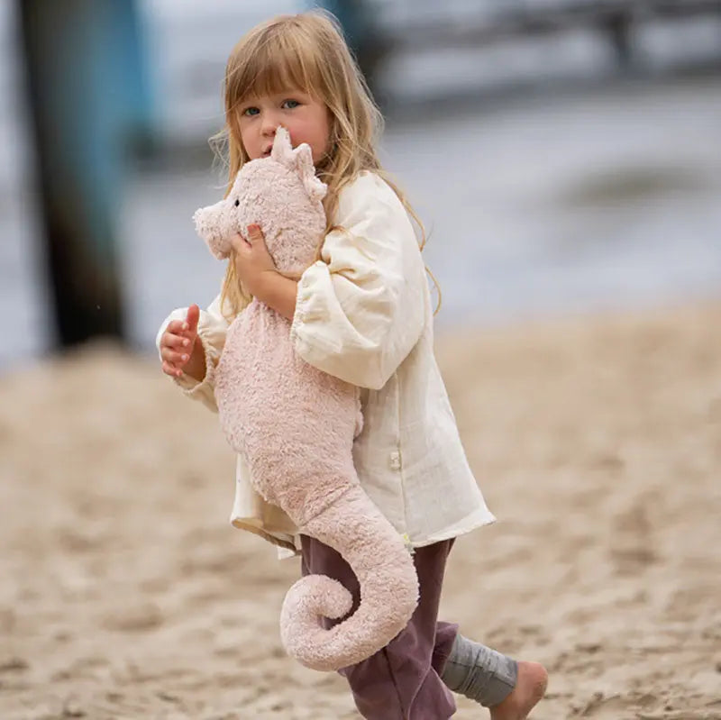 Doudou bouillotte Hippocampe Senger Naturwelt - grand modèle - Lilinappy