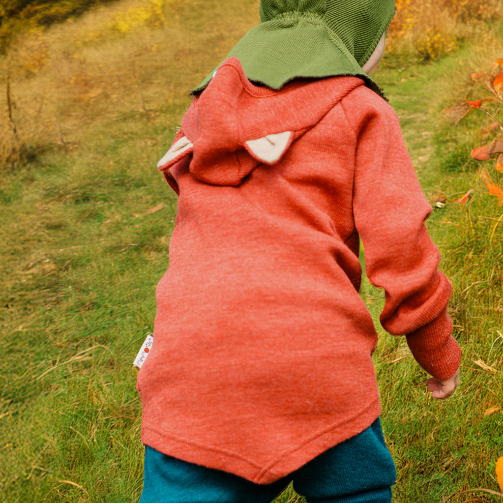 Sweat évolutif Kitty en laine mérinos Manymonths