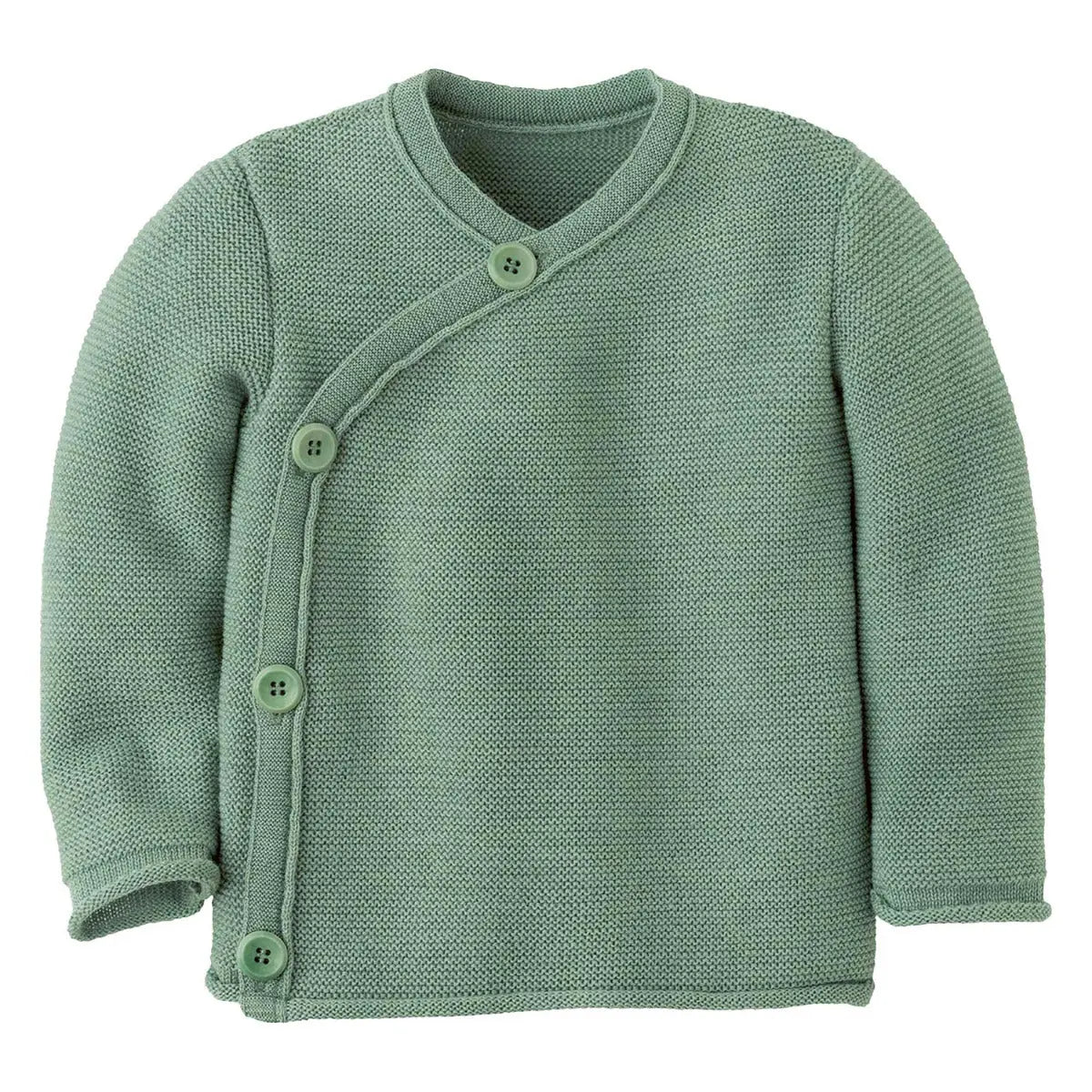 Gilet bébé en laine mérinos Disana - Jade