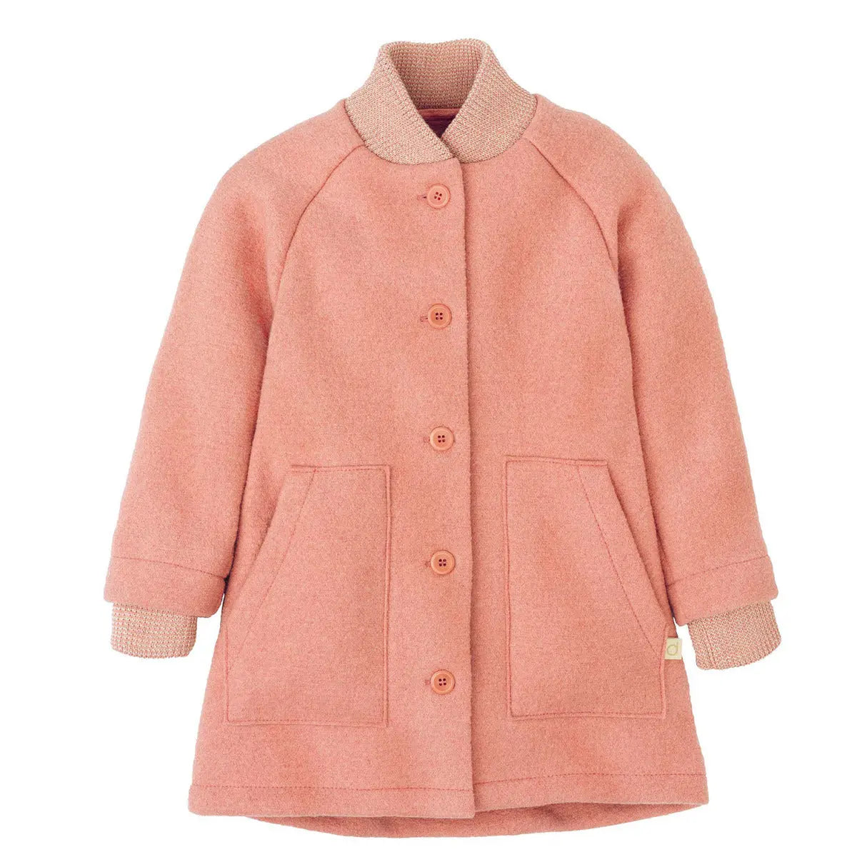 Manteau pour enfants en laine bouillie Disana - Soft Pink