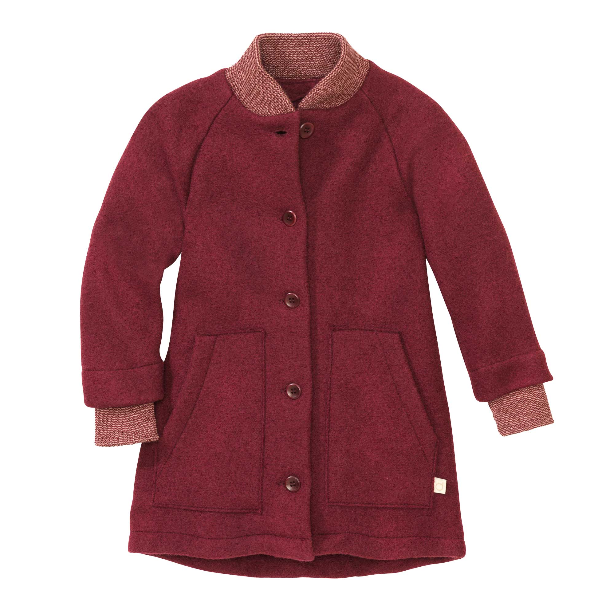 Manteau pour enfants en laine bouillie Disana