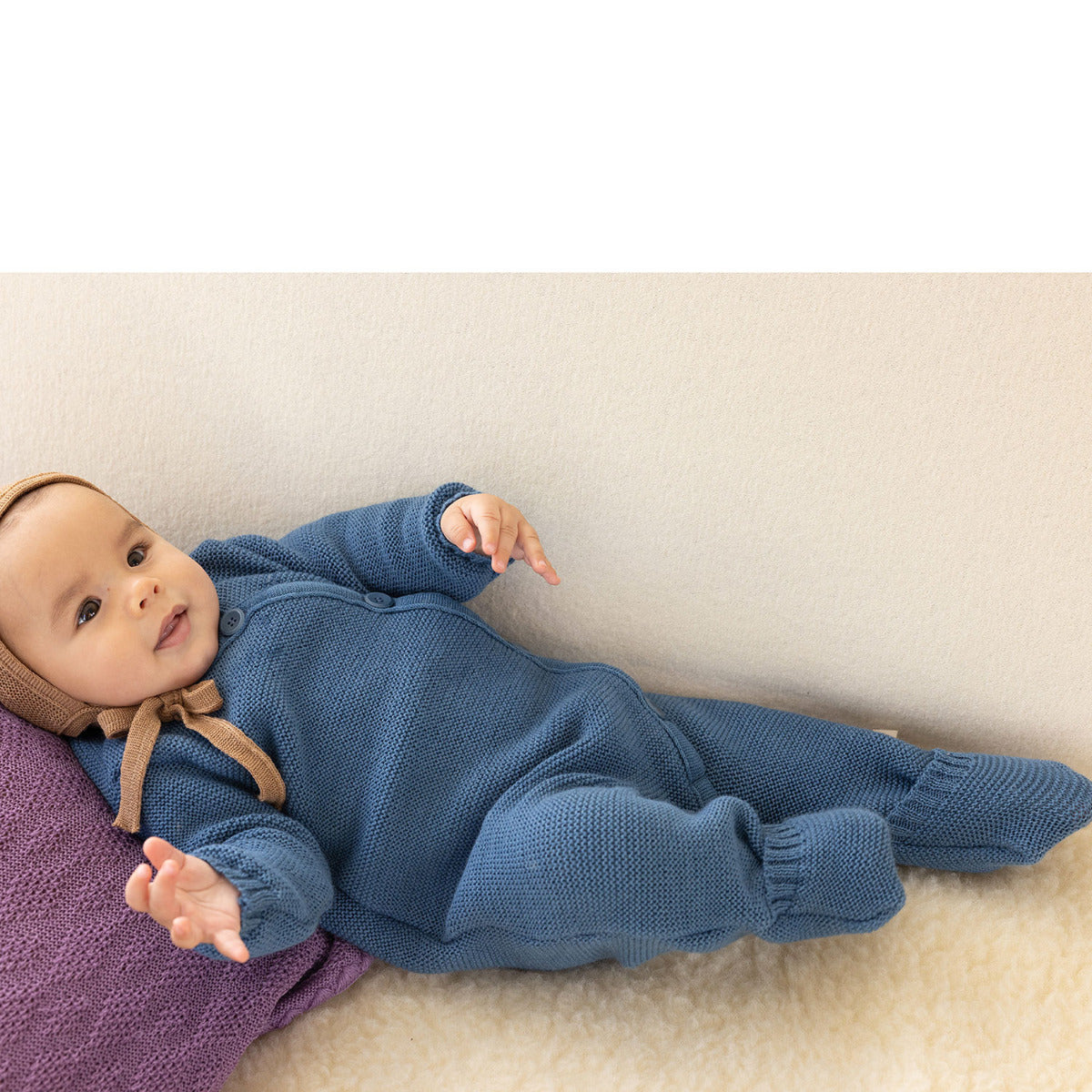 Combinaison en laine tricotée Disana Pacific