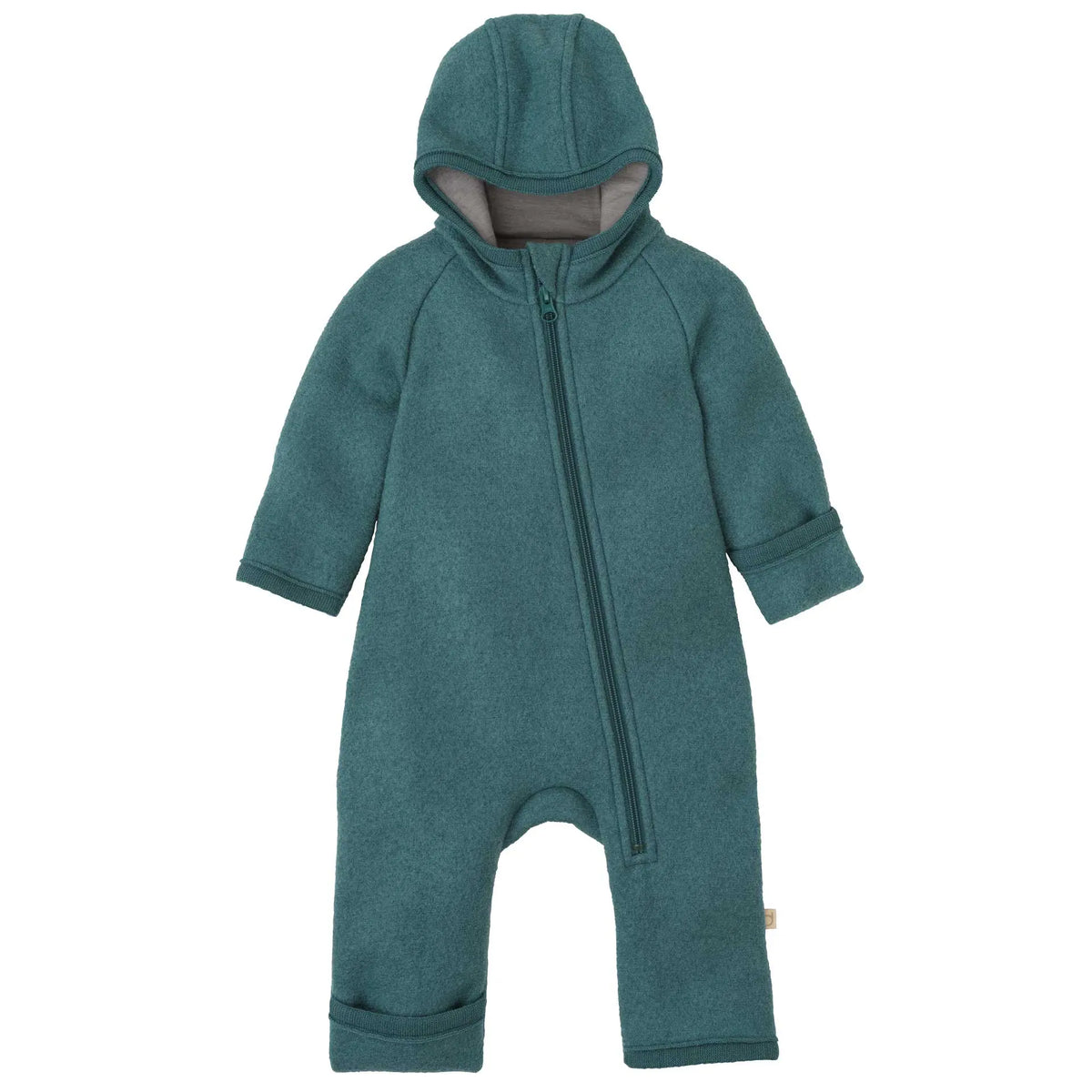 Combinaison bébé zippée en laine bouillie Disana