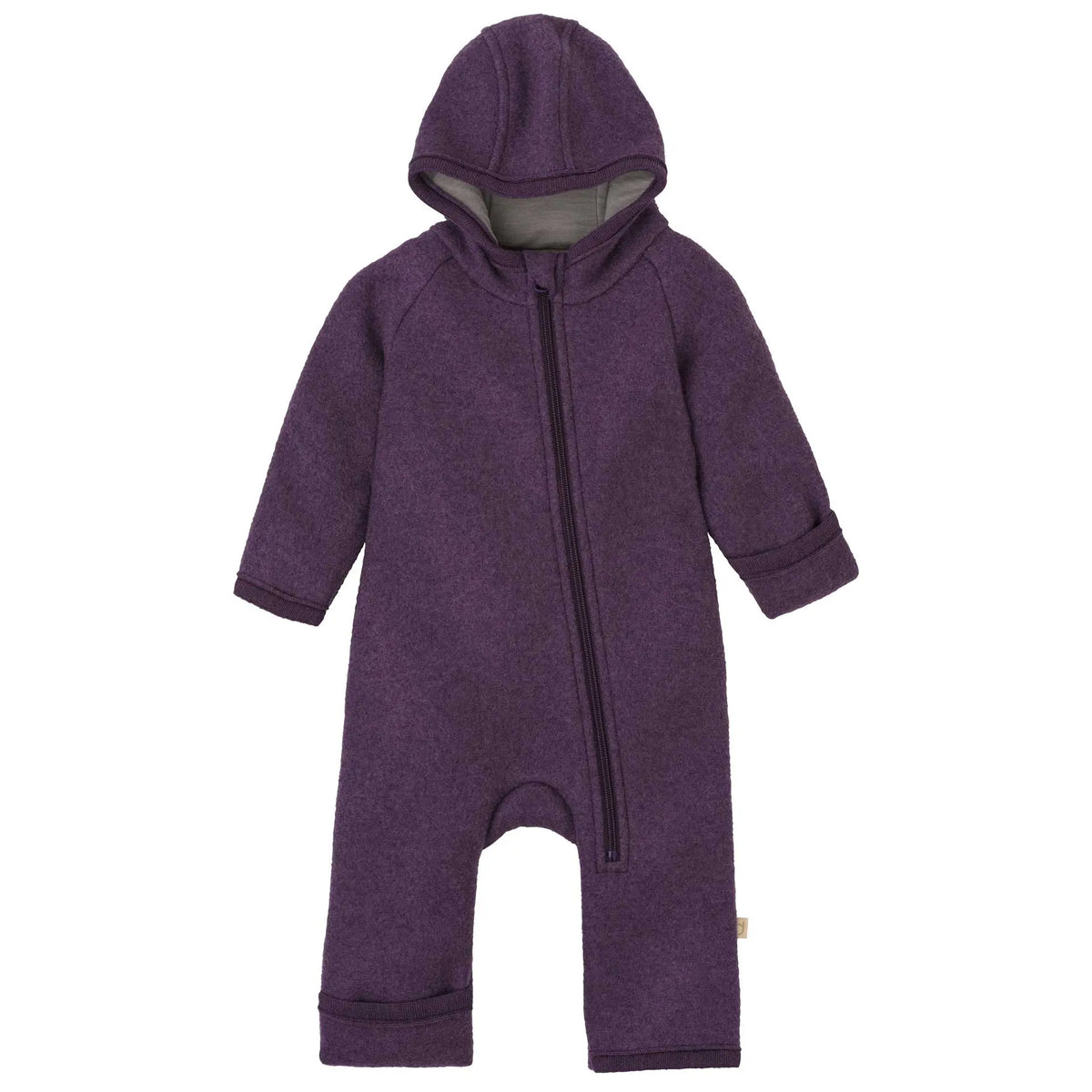 Combinaison bébé zippée en laine bouillie Disana