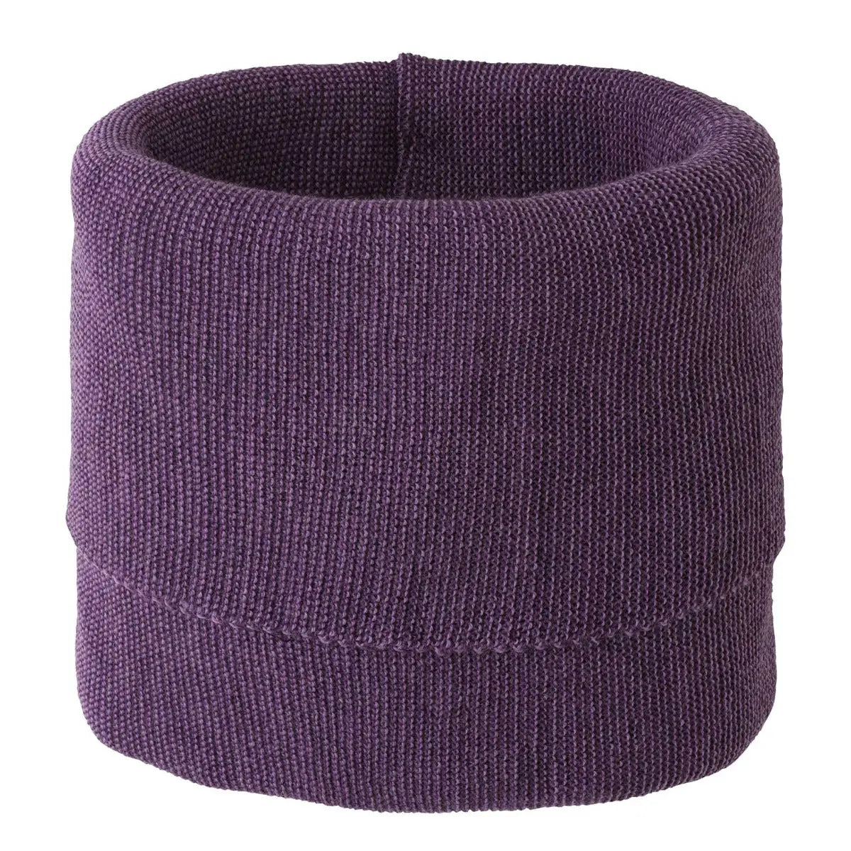 Tour de cou en laine mérinos Disana - Aubergine-lilac