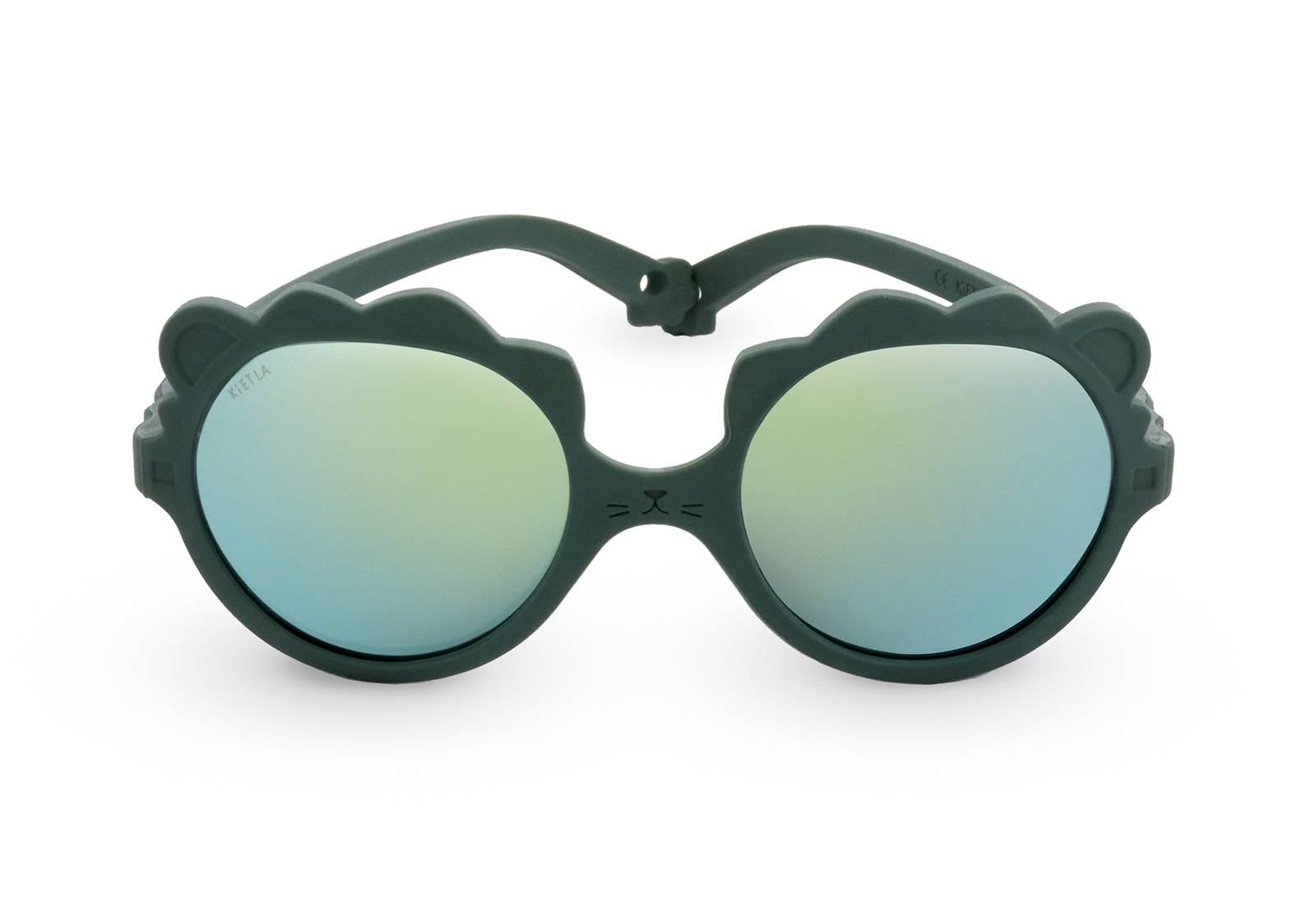 Lunettes de soleil Lion KI ET LA - Vert 0-12 mois - Lilinappy