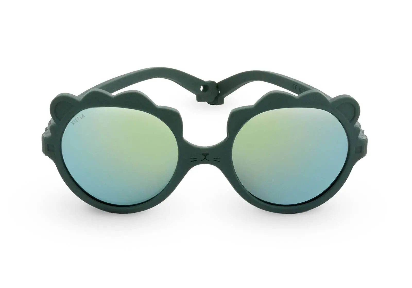 Lunettes de soleil Lion KI ET LA - Vert 0-12 mois - Lilinappy