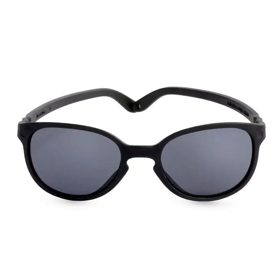 Lunettes de soleil Little Kids pour enfants de 1 à 4 ans Ki ET La, modèle Wazz coloris noir, monture légère et incassable, verres catégorie 3