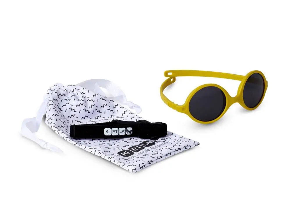Lunettes de soleil Sun Baby 0-1 an KI ET LA - Moutarde - Lilinappy