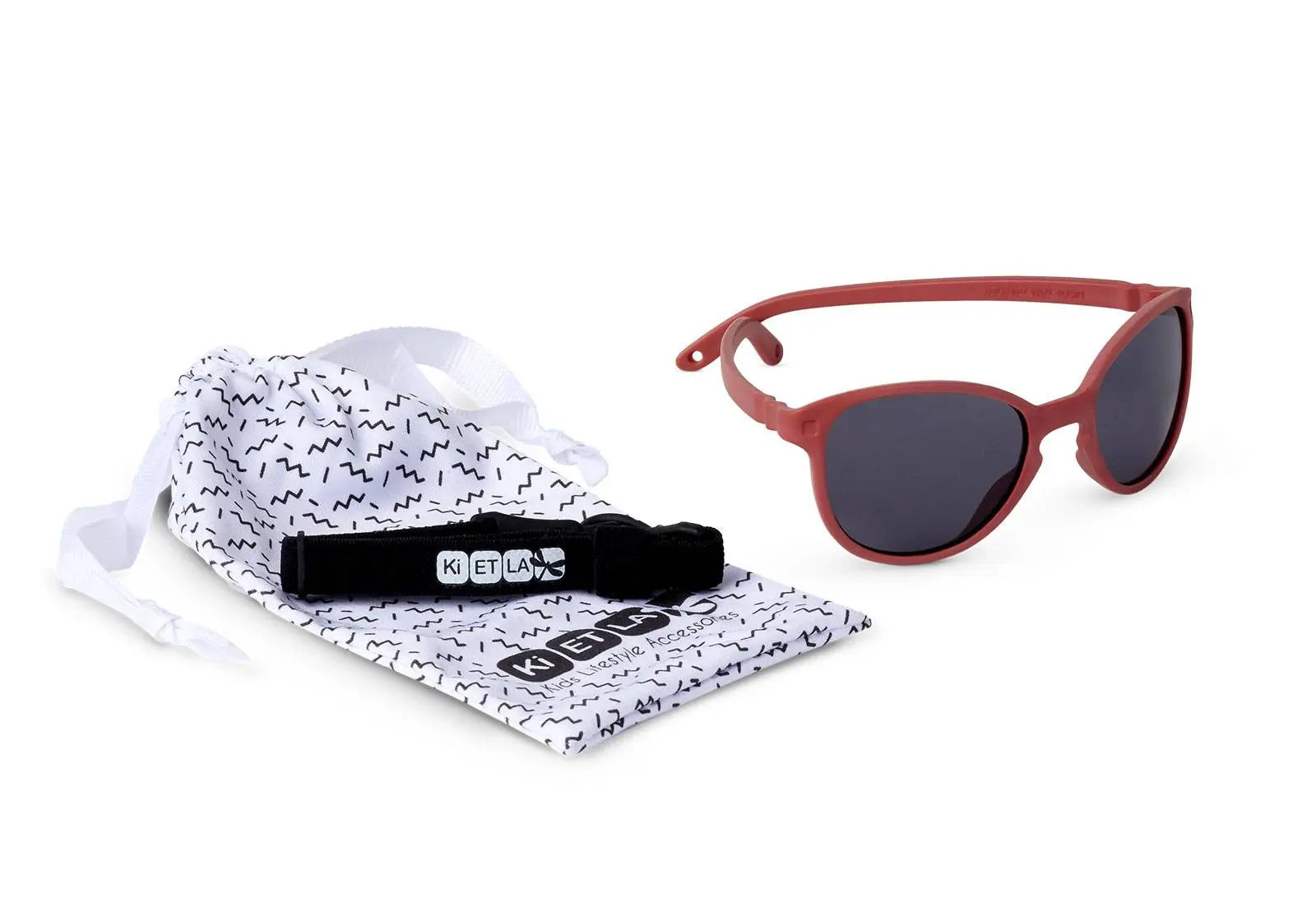 Lunettes de soleil Little Kids WAZZ KI ET LA - Terracotta - Lilinappy