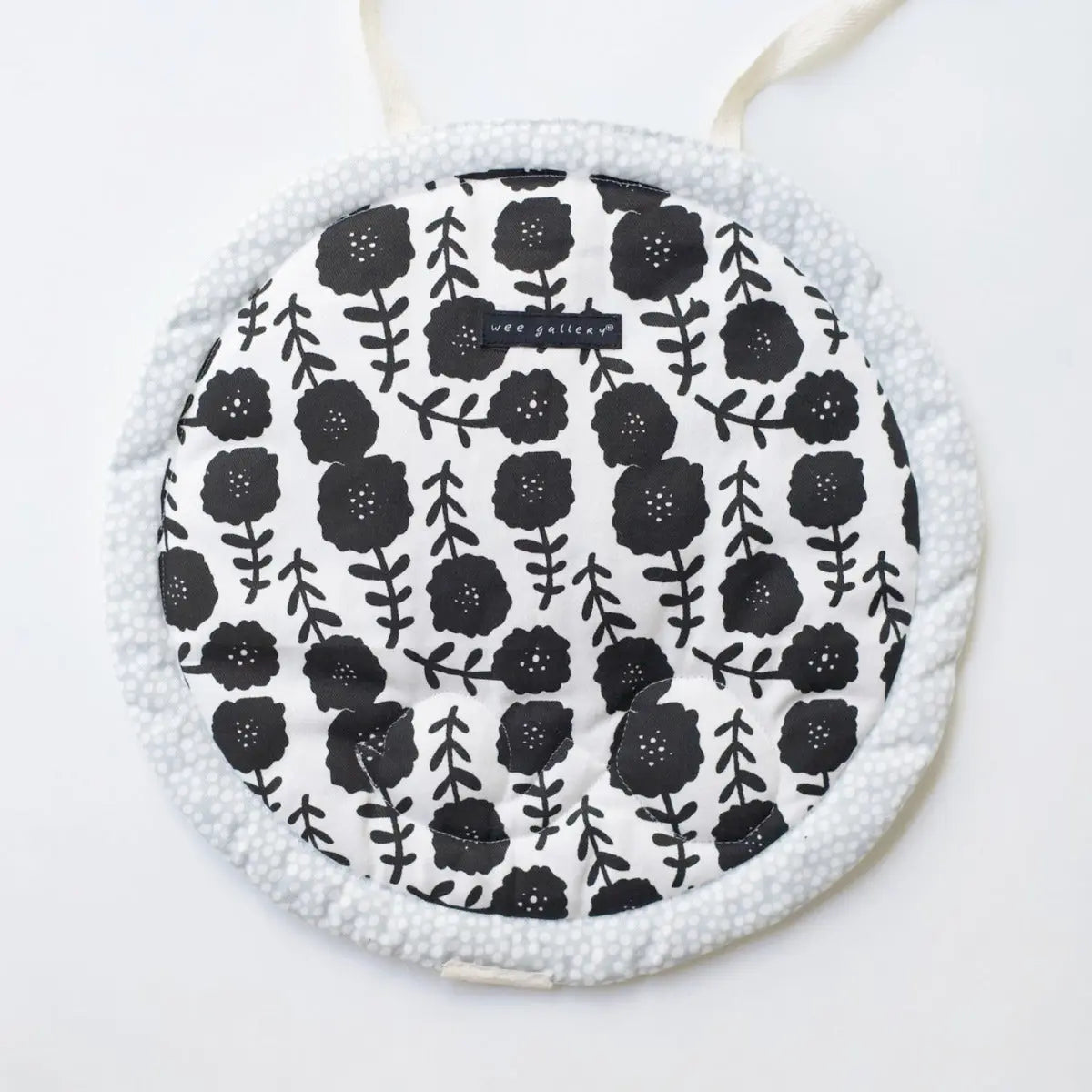 Petit tapis d'activité rond en coton bio Wee Gallery - Meadow - Lilinappy