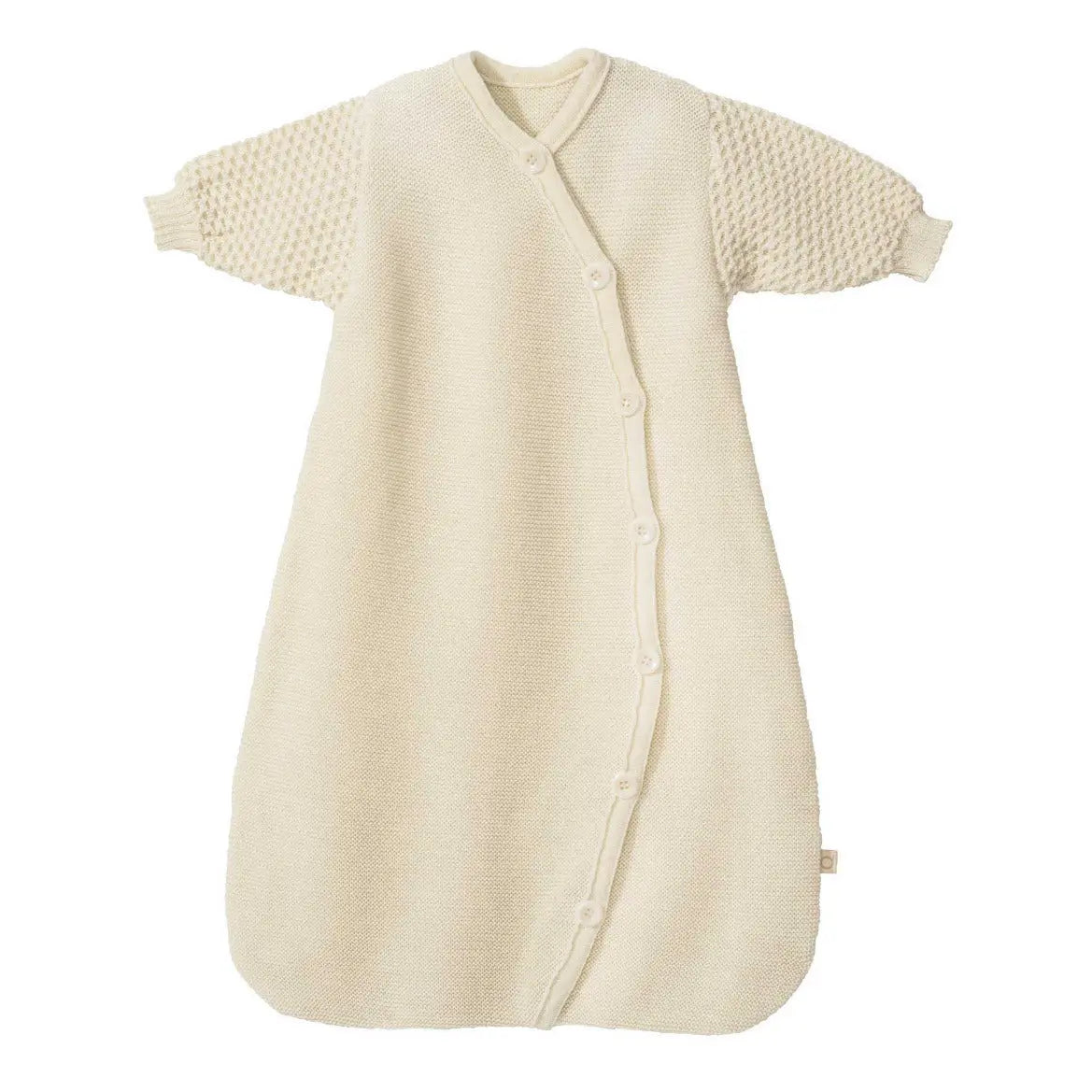 Gigoteuse à manches en laine merinos Disana Naturel