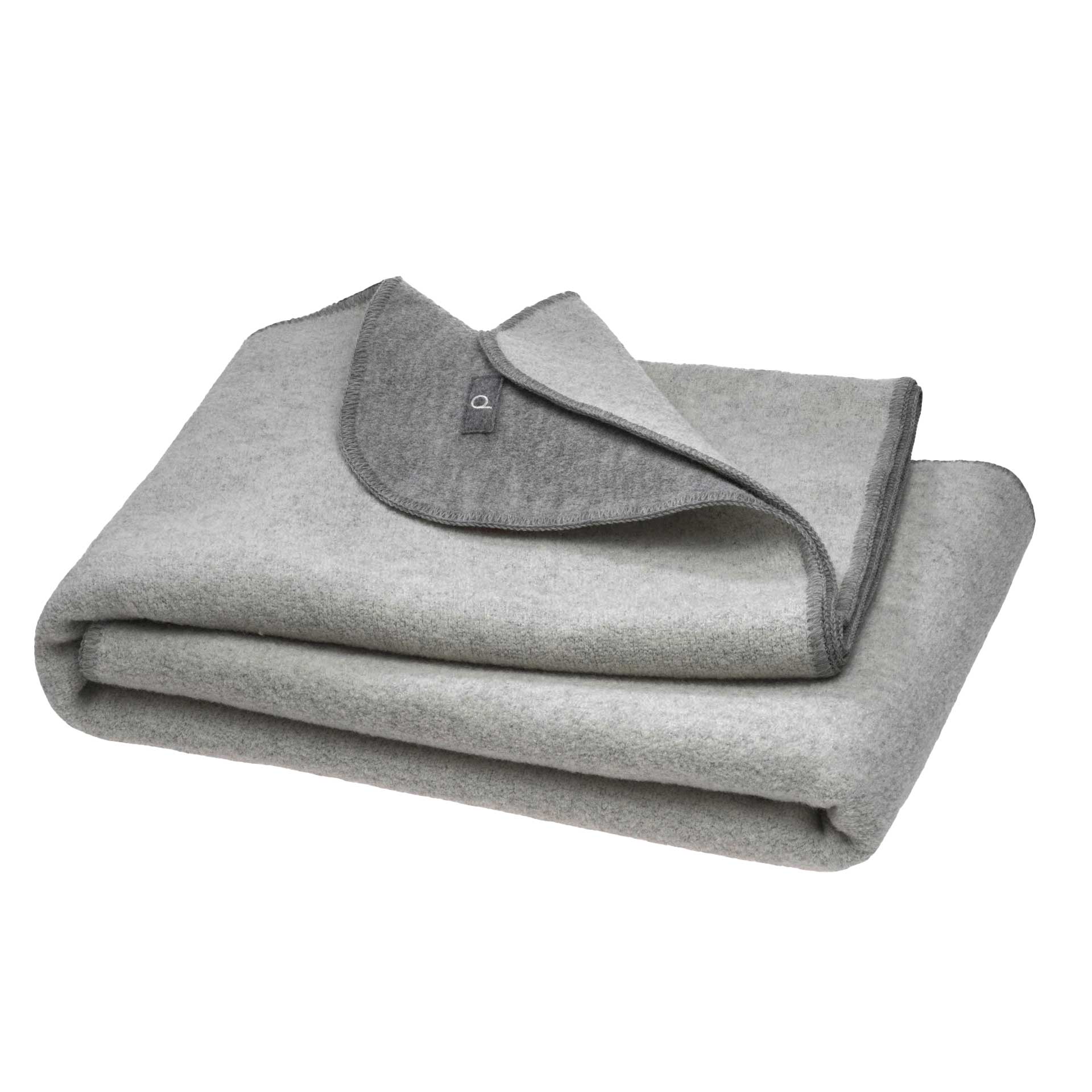 Couverture en laine bouillie bio double face Disana