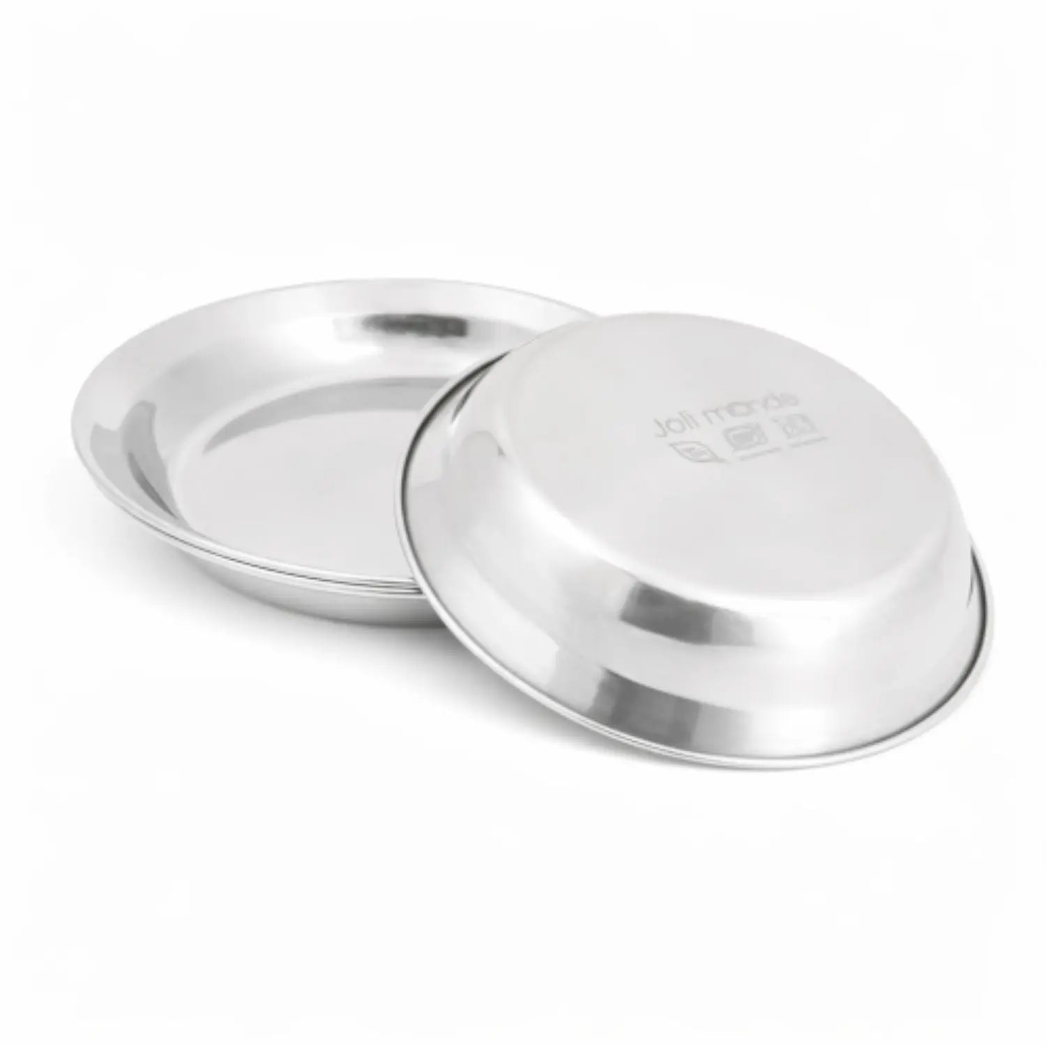 Assiette enfant inox zéro plastique Joli Monde