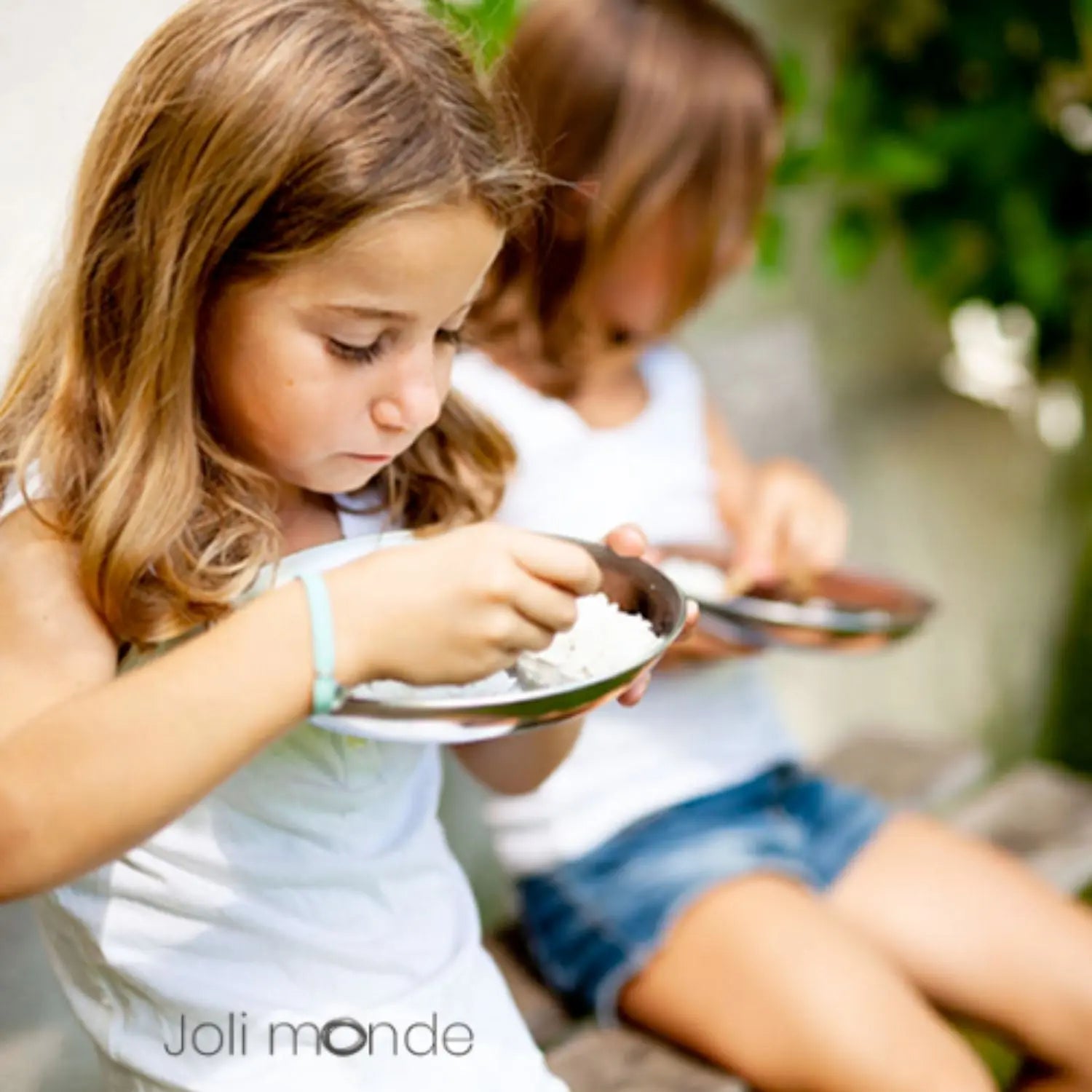 Assiette enfant inox zéro plastique Joli Monde