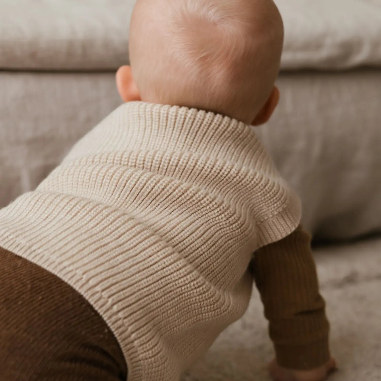 Gilet bébé en laine mérinos Harvey HVID