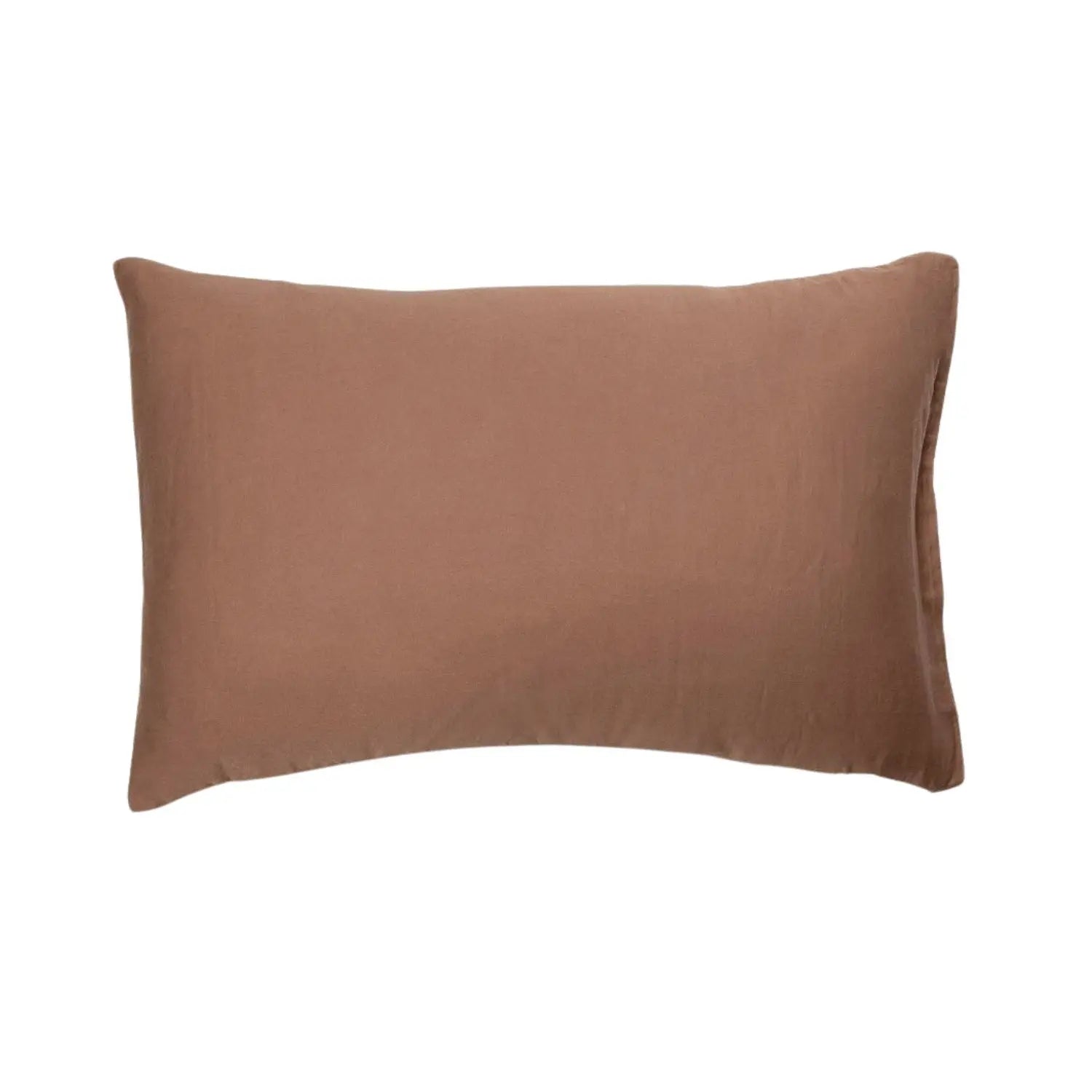 Taie d’oreiller bébé en coton bio Kadolis - Terracotta 40x60cm