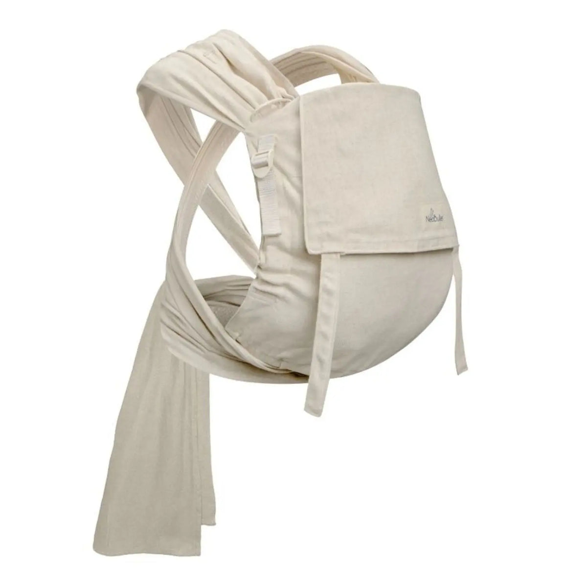 Porte bébé à nouer P'tit evo Néobulle - Lin naturel