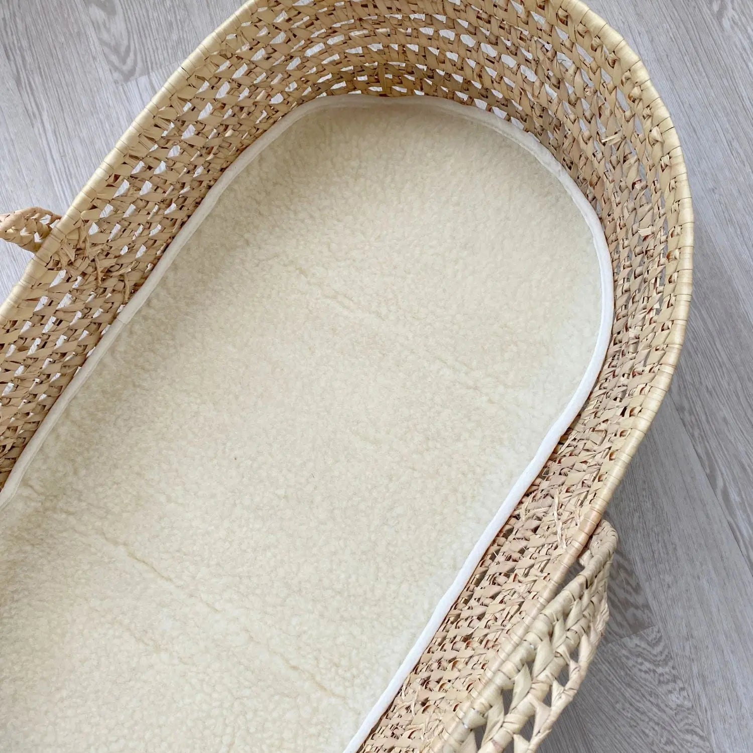Protège-matelas couffin en laine vierge Sassoupi 42 x 80cm
