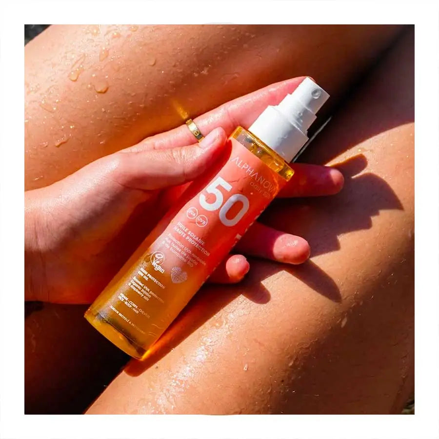 Huile solaire Haute protection SPF50 Alphanova