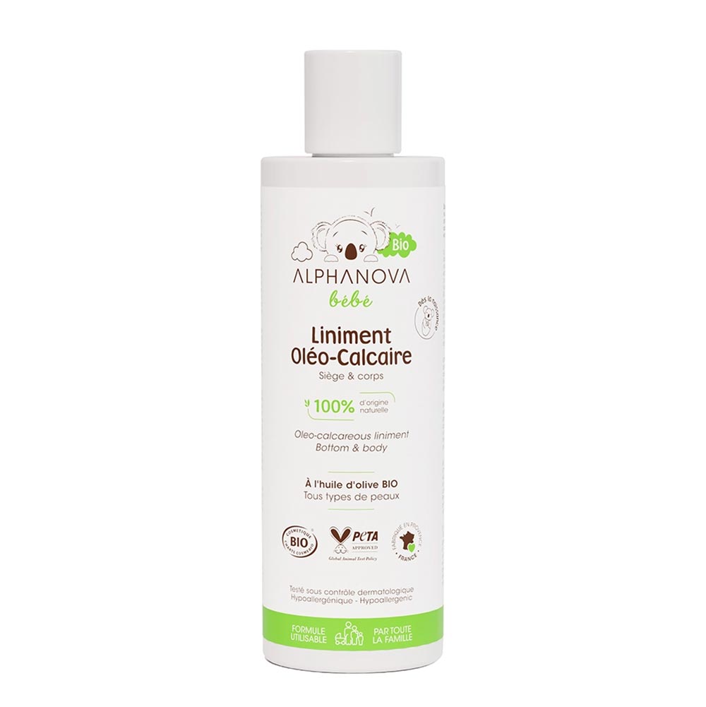 Liniment Oléo-Calcaire BIO Alphanova - 200 ml - Lilinappy
