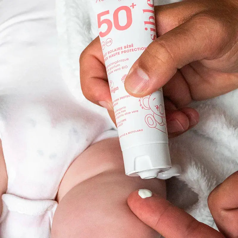Lait solaire bébé très haute protection SPF50+ Alphanova