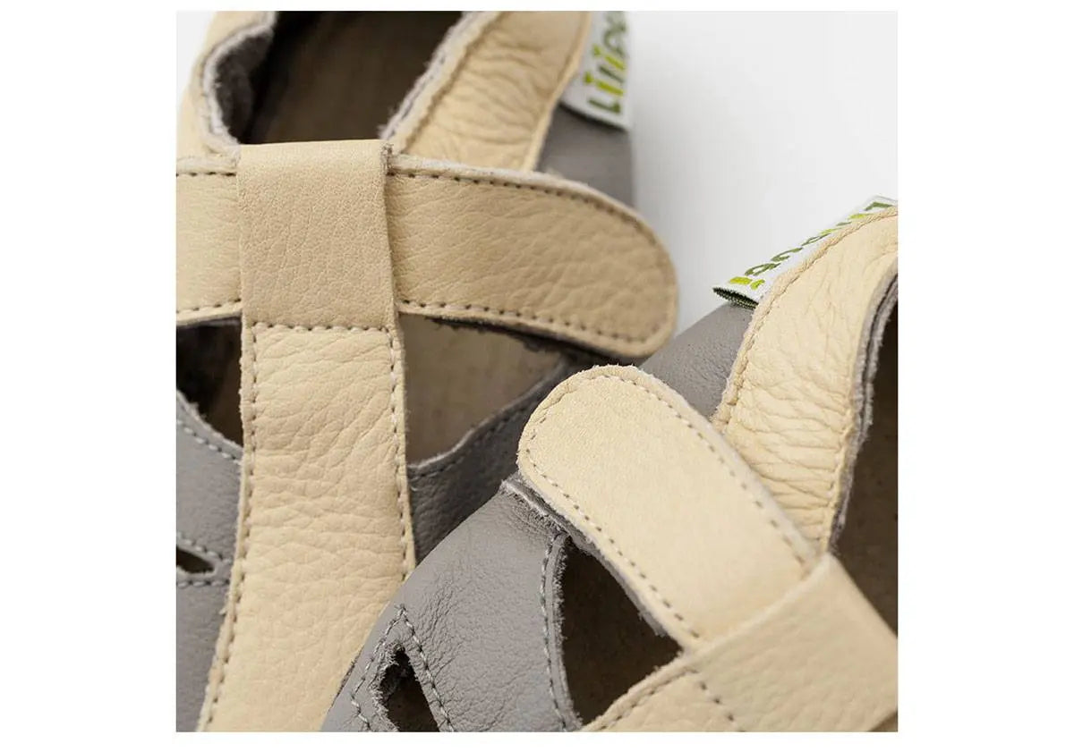 Sandales en cuir souple Liliputi - Atacama Grey Liliputi