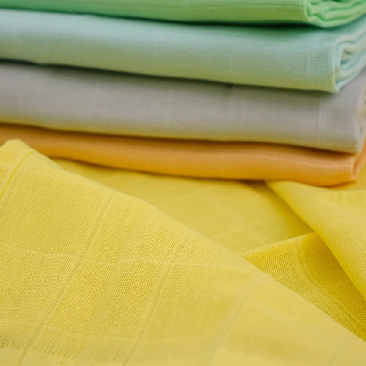 Lot de 5 langes en coton bio coloré Avo+Cado
