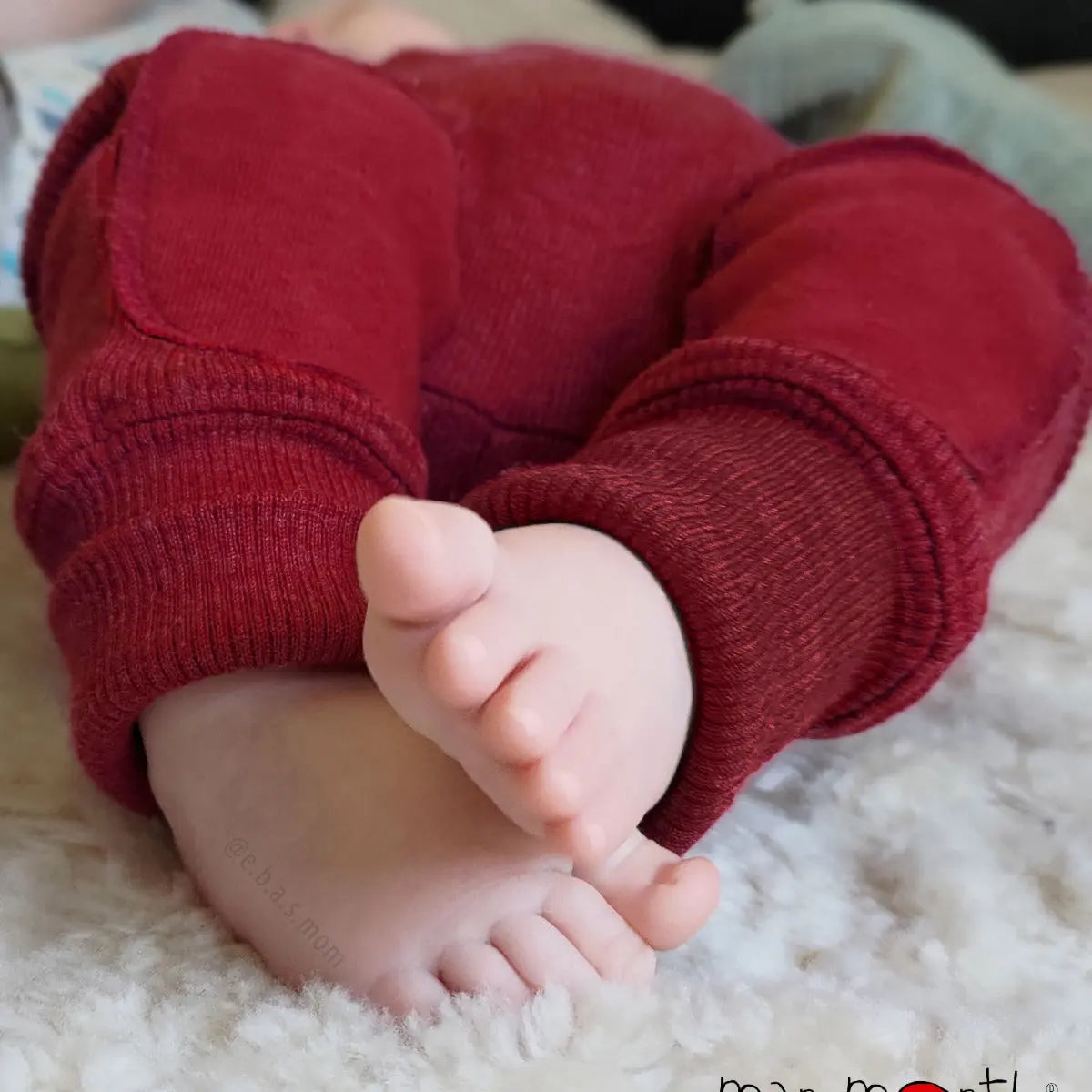 Baby Joggers en laine mérinos Manymonths 2025-2026