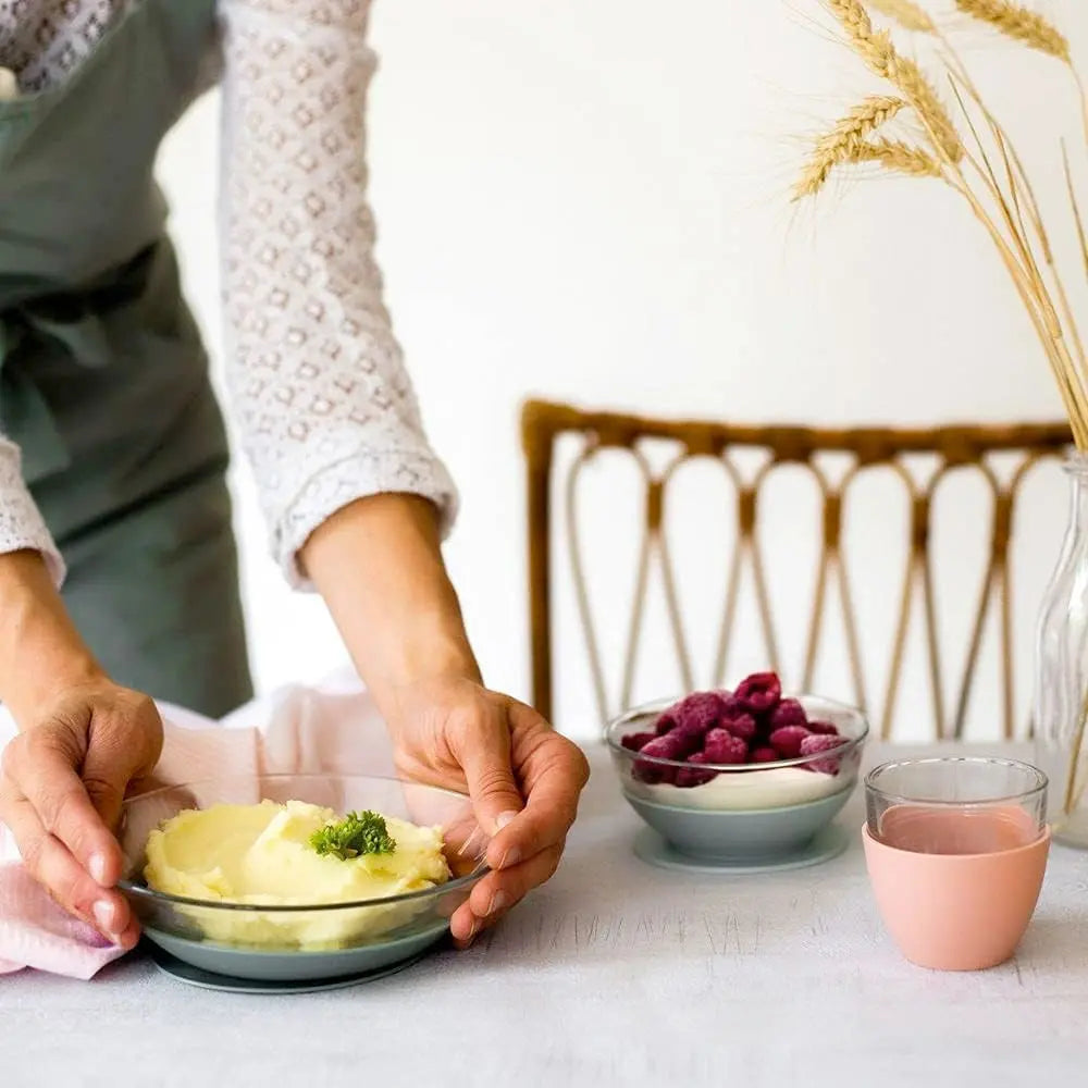 Coffret repas bébé en verre Béaba x Duralex - Natural