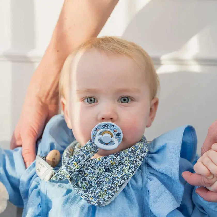 Kit Bavoir bandana et Clip Bibs - Capel Sage - Lilinappy
