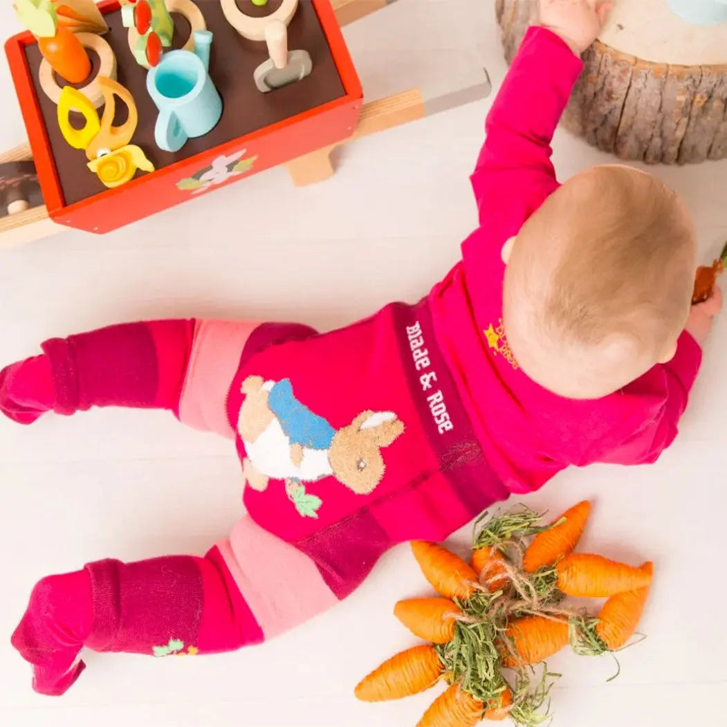 Leggings bébé Blade and Rose - Peter Rabbit rose - Lilinappy