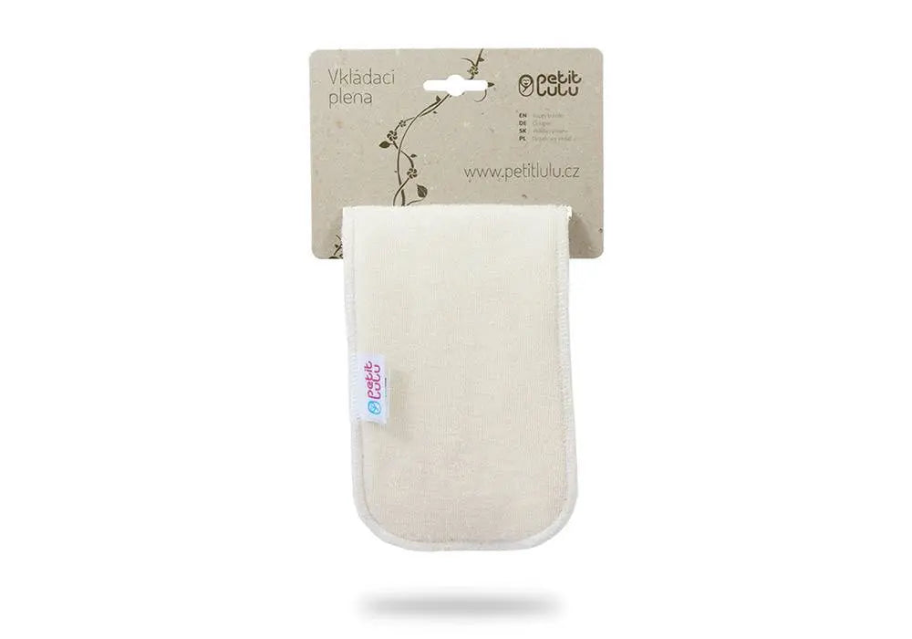 Booster en bambou et coton bio quadruple épaisseur Petit Lulu pour couche lavable