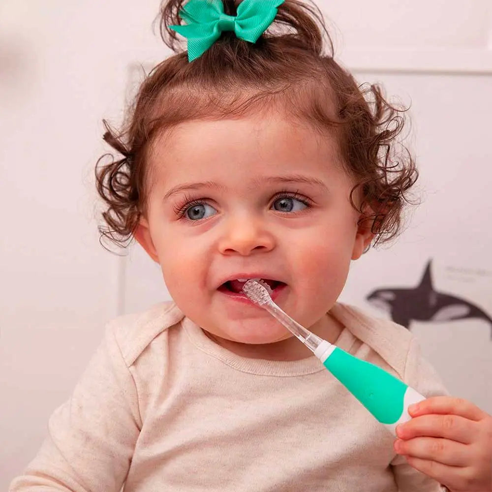Brosse à dents électrique + 2 têtes brossage BabySonic Brush Baby - Lilinappy