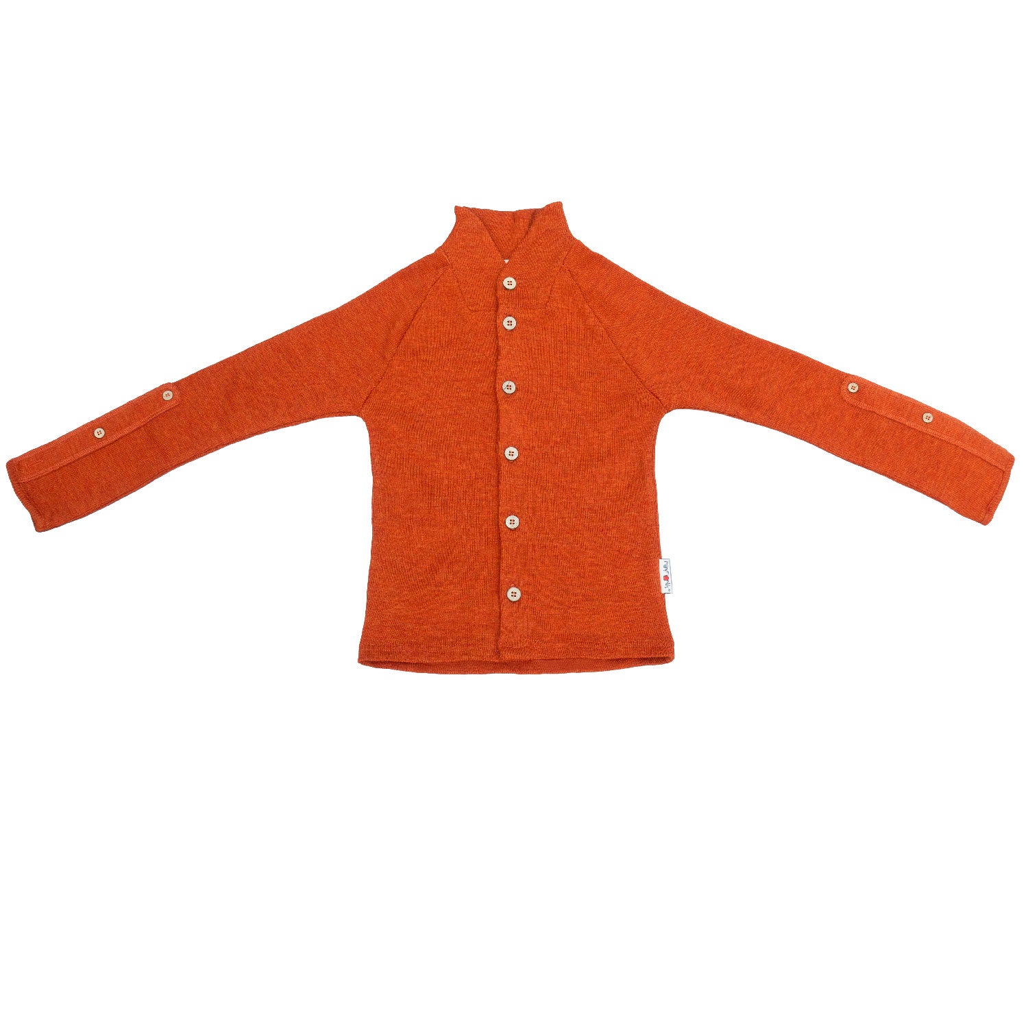 Gilet évolutif avec col en laine mérinos remontant Manymonths - Lilinappy