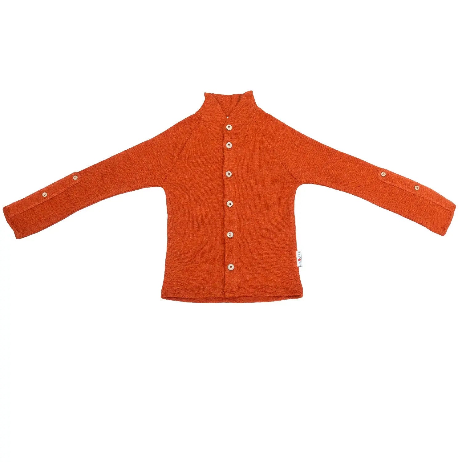 Gilet évolutif avec col en laine mérinos remontant Manymonths - Lilinappy