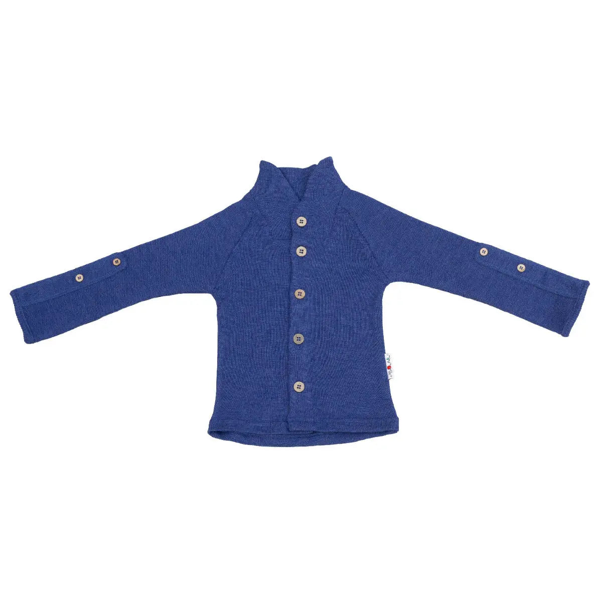 Gilet évolutif avec col en laine mérinos remontant Manymonths