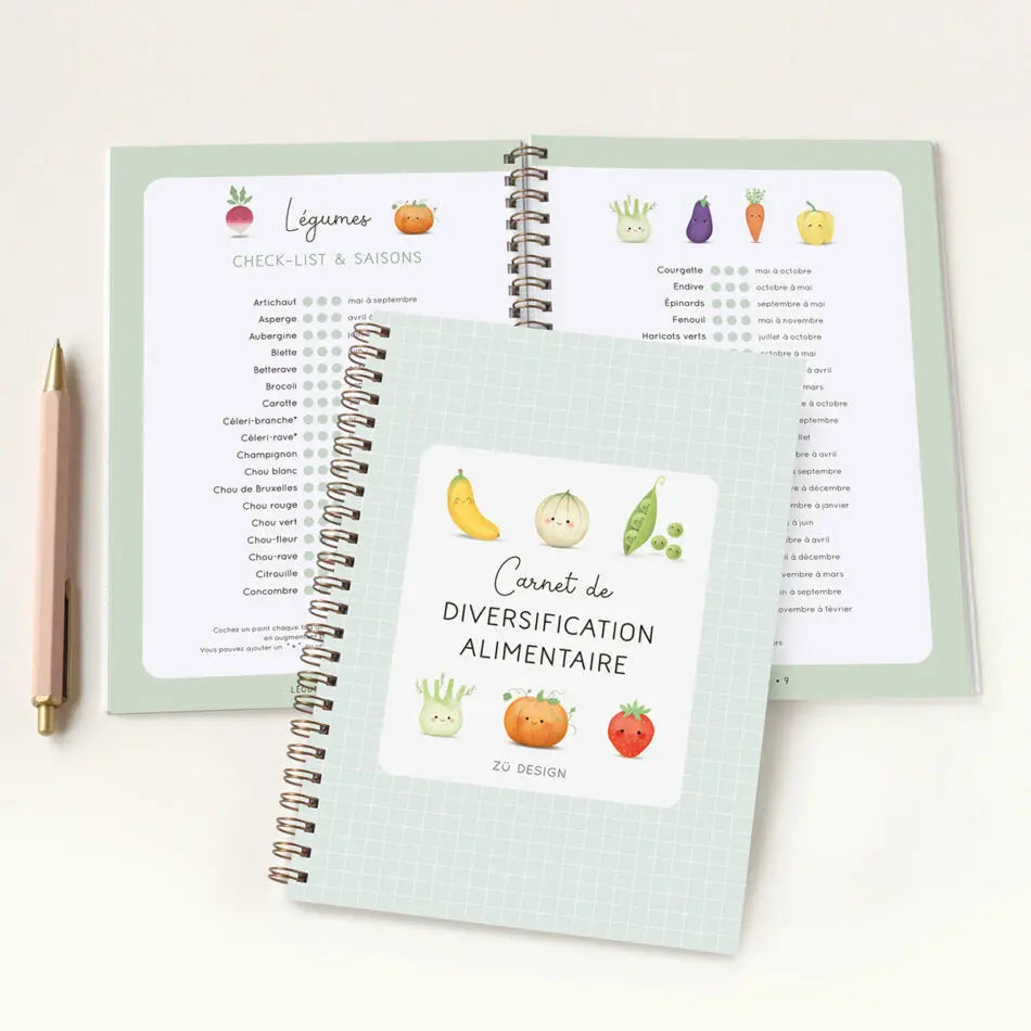 Carnet de diversification alimentaire Zü