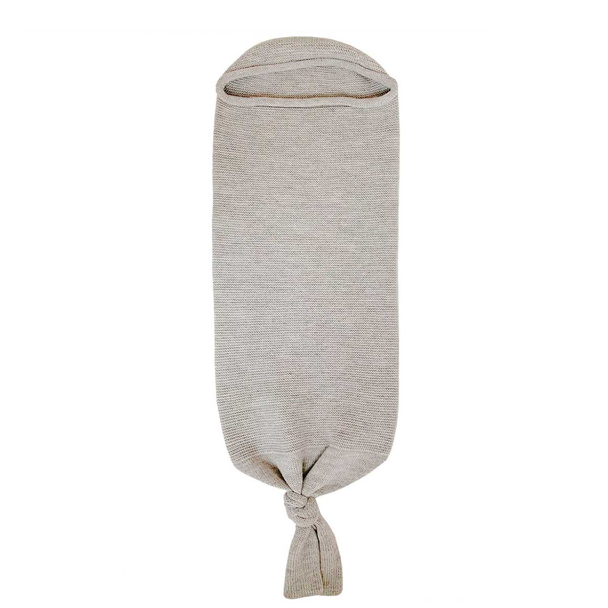 Cocon d'emmaillotage en laine mérinos HVID Gris clair