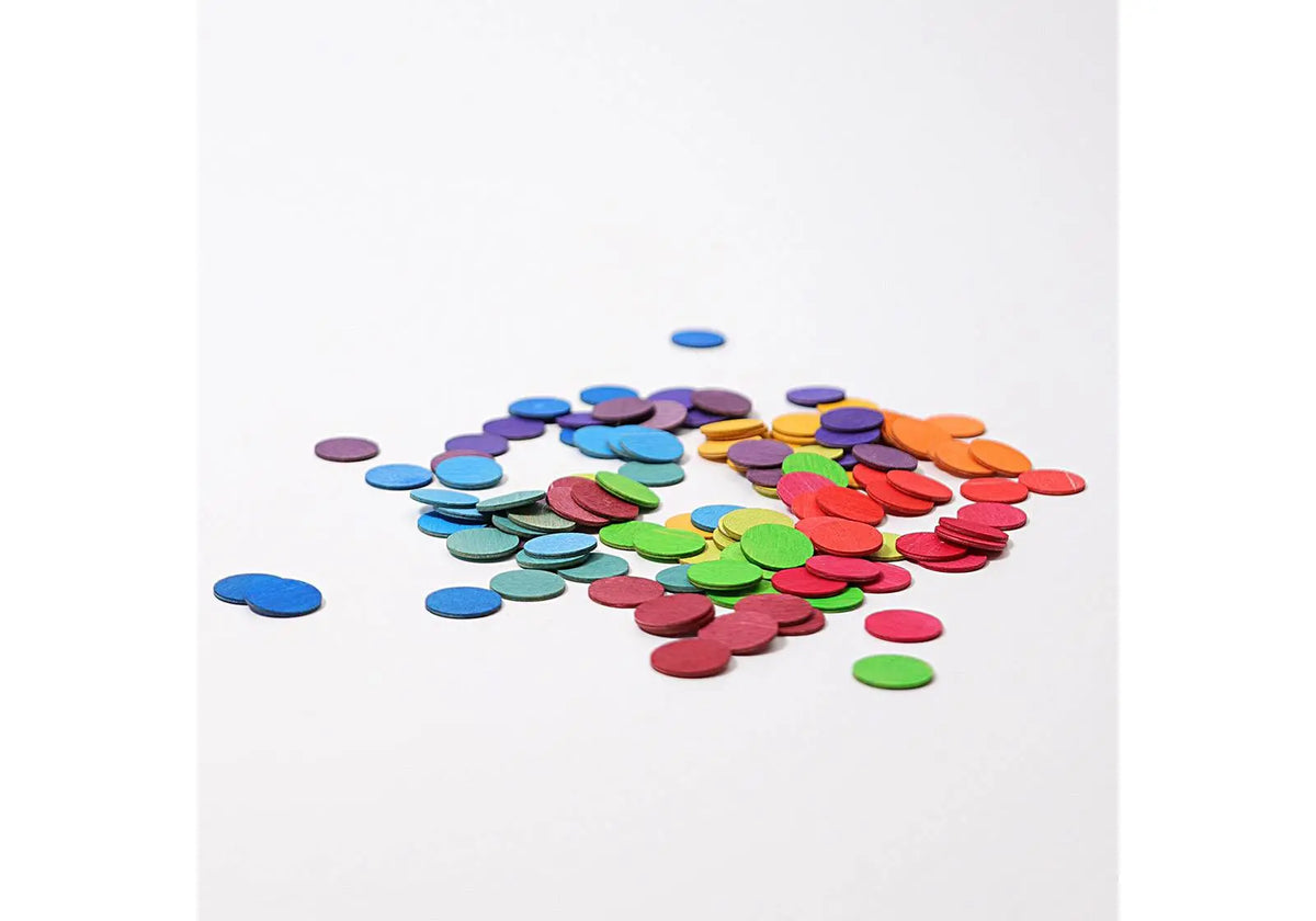 Confettis en bois Grimm's - Rainbow