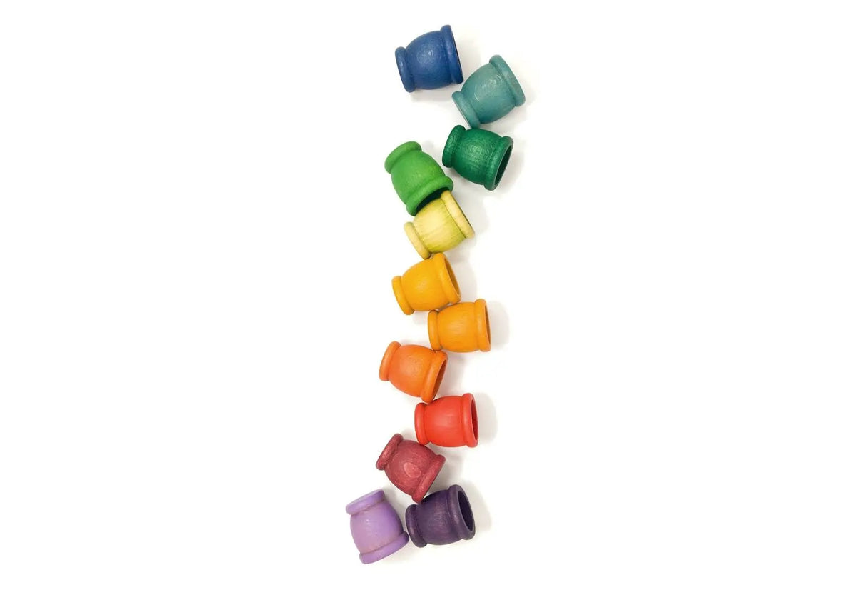 12 coquetiers colorés Grapat