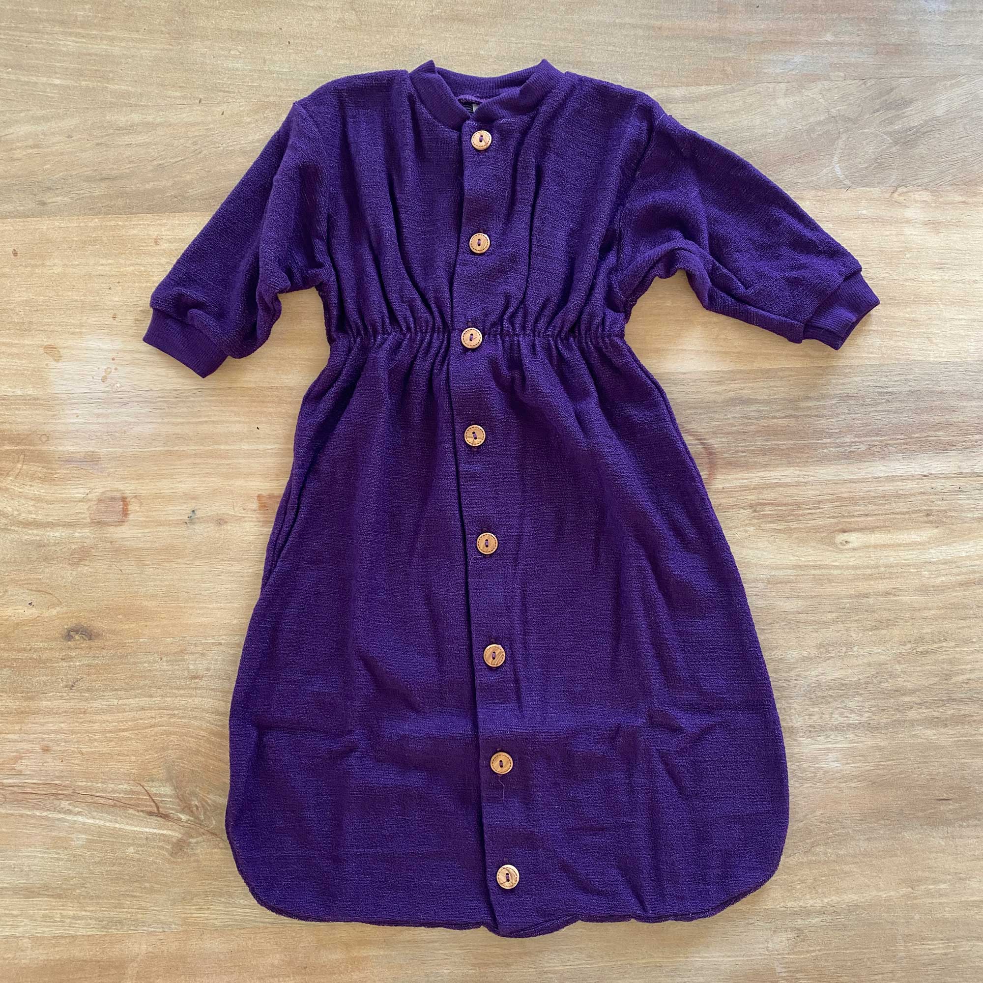 Gigoteuse en éponge de laine Cosilana - Violet