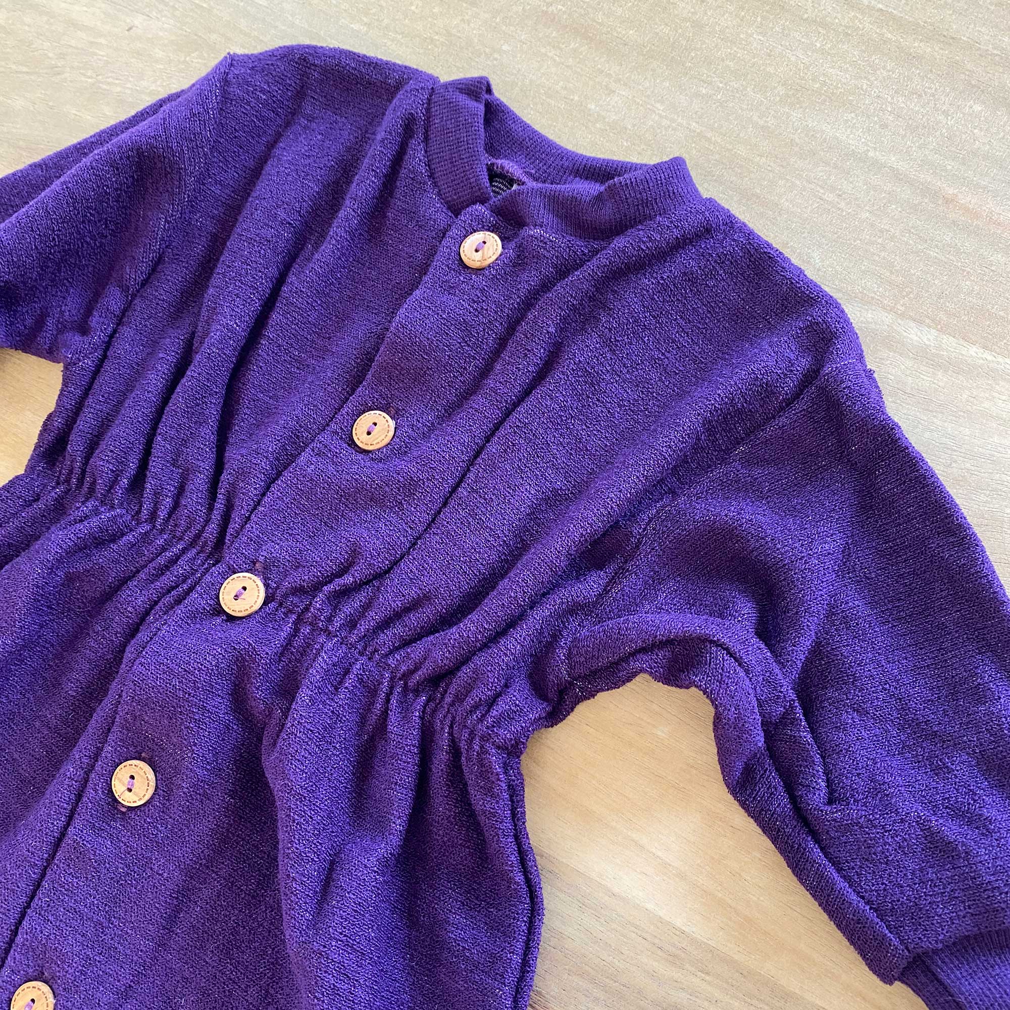 Gigoteuse en éponge de laine Cosilana - Violet