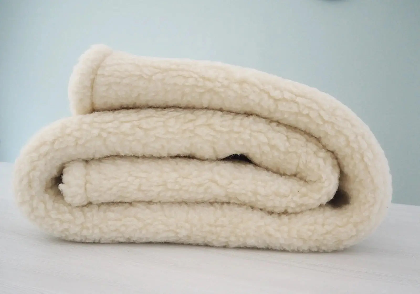 Couverture pure laine vierge naturel Saling - 150x190cm - Lilinappy