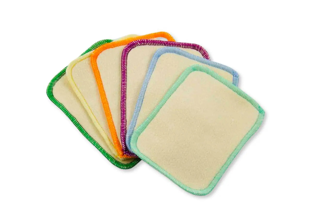 6 lingettes lavables Culla di Teby - Lilinappy