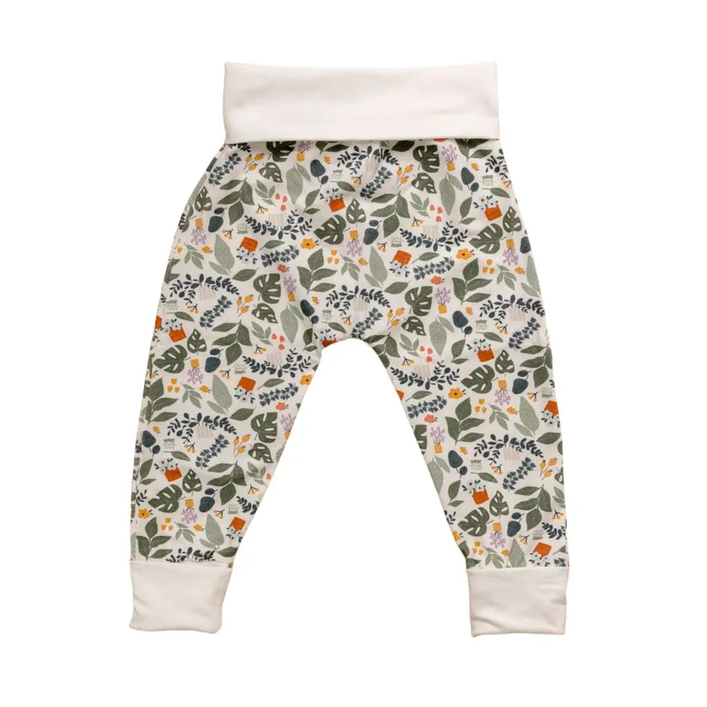 Pantalon évolutif Culla Di Teby - Fleurs bord blanc